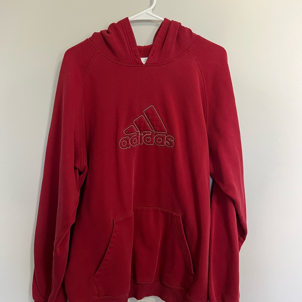 Adidas Red Sweatshirt